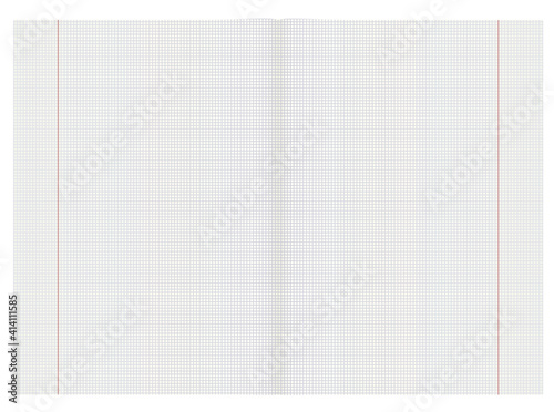 Blank math exam paper. vector