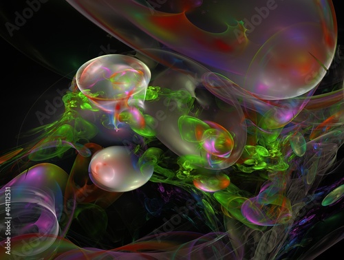 Imaginatory fractal background Image