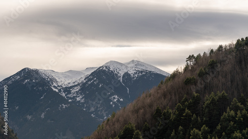 view of the mountains