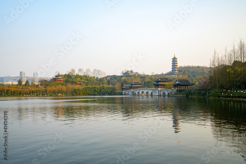 Natural scenery of Chongqing Garden Expo, China