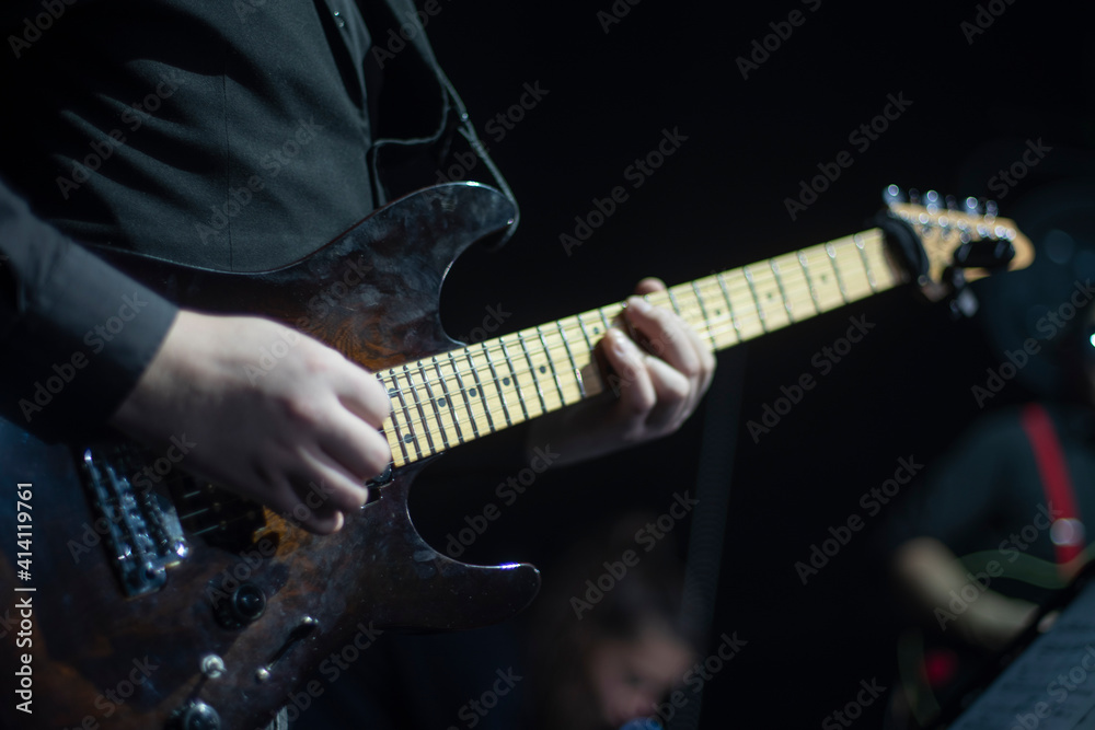 Fototapeta premium guitar at a concert