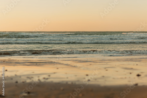 seascape during the golden hour