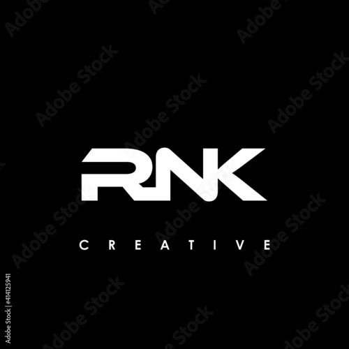 RNK Letter Initial Logo Design Template Vector Illustration photo