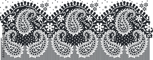 paisley border pattern