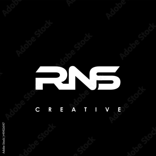RNS Letter Initial Logo Design Template Vector Illustration photo