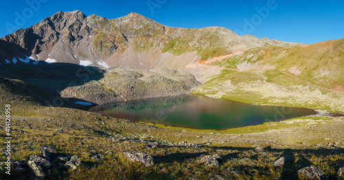 alpine lake Shobaidak in the Mukhinsky gorge of the Teberdinsky reserve