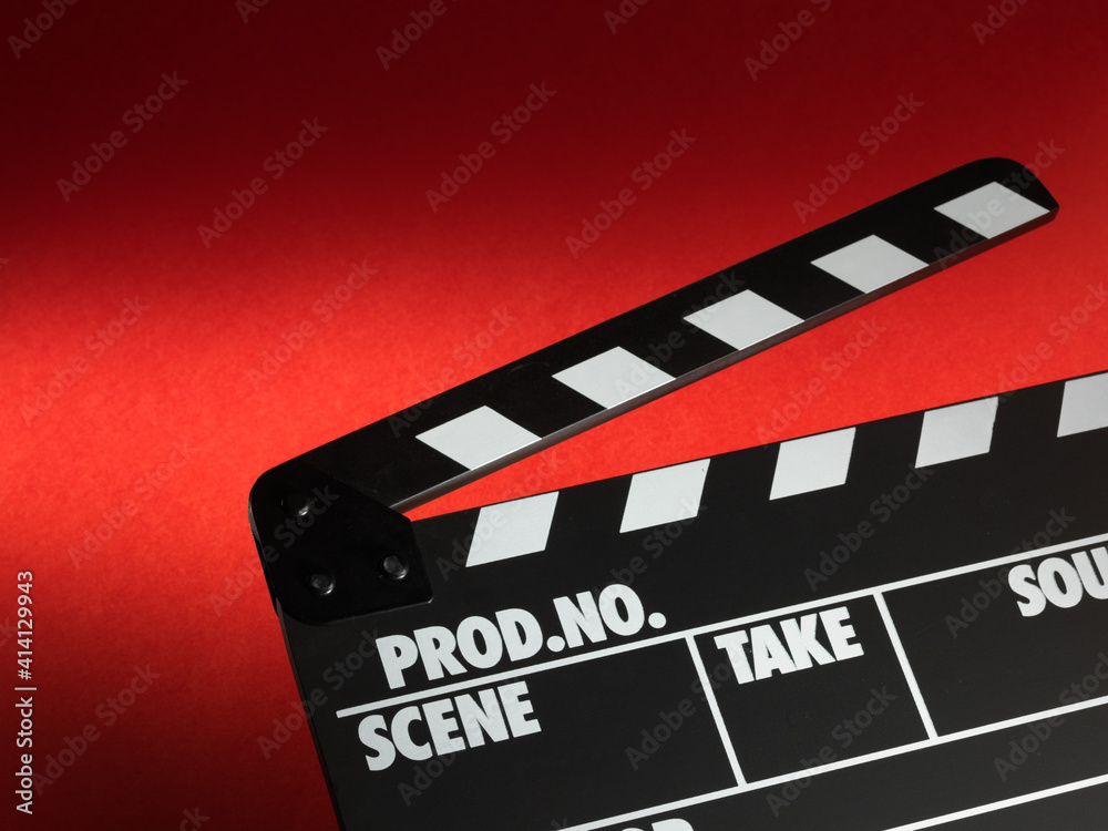 Naklejka premium Clapper board