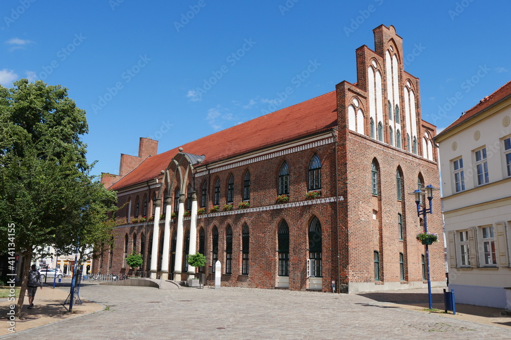 Rathaus in Parchim in Mecklenburg-Vorpommern