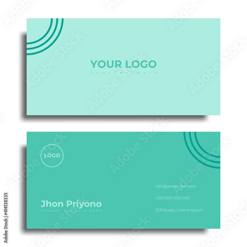Business Card Design Template Double sided