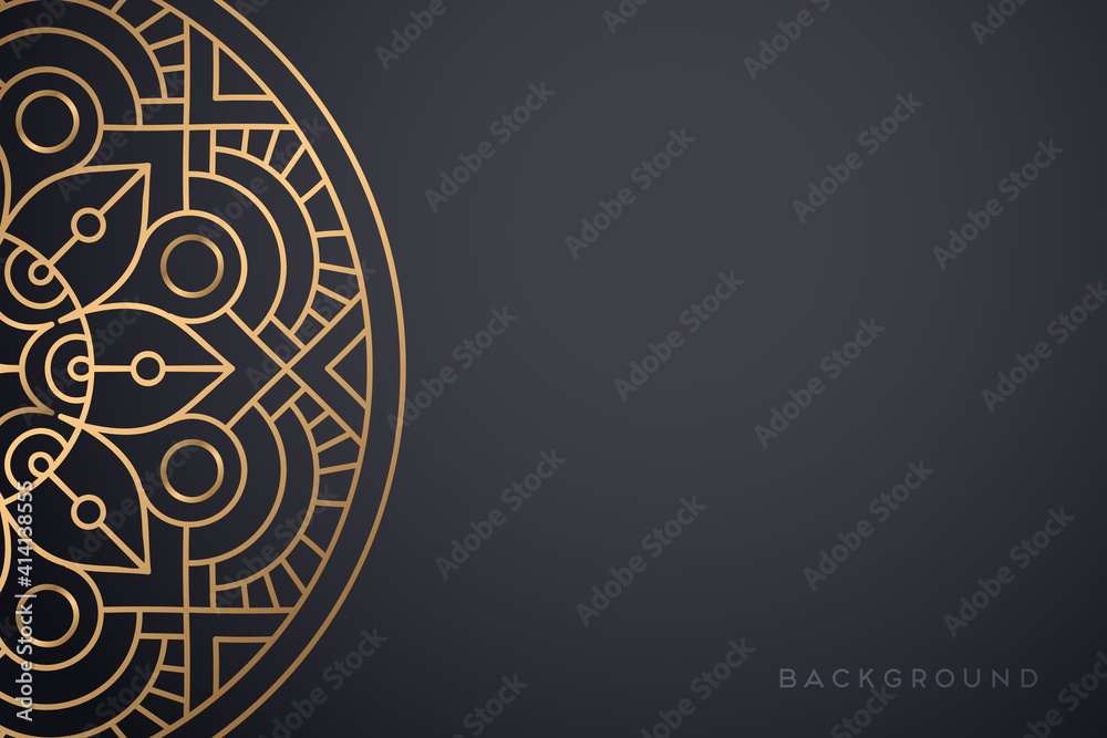 Obraz premium luxury ornamental mandala design background