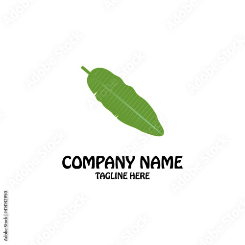Banana vector logo icon template