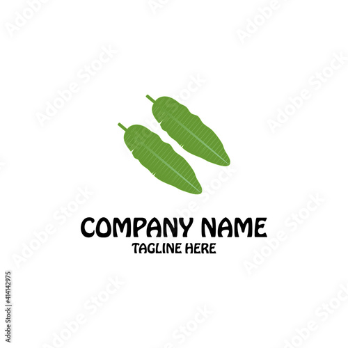 Banana vector logo icon template