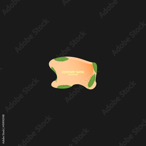 Banana vector logo icon template