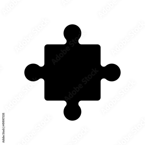 puzzle icon design vector template