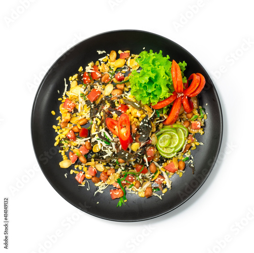 Burmese Tea Leaf Salad mixed