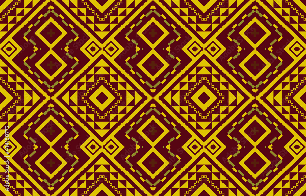 Traditional geometric ethnic pattern for clothing background and wallpaper vector illustration. Traditional geometric ethnic pattern for clothing background and wallpaper vector illustration.