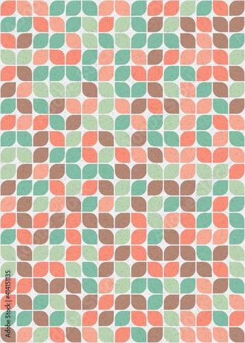 Abstract Geometric Pattern generative computational art illustration