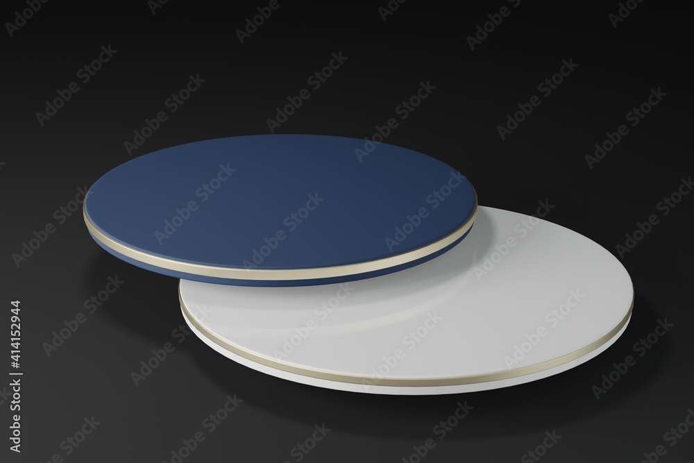 3d rendering empty template podium display mockup for product placement in minimal design. Online background advertising 3d rendering empty template podium display mockup for product placement in minimal design. Online background advertising
