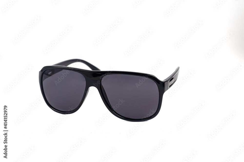 Sunglasses on a white background. Isolate. Healthy eyes. Sunglasses on a white background. Isolate. Healthy eyes.