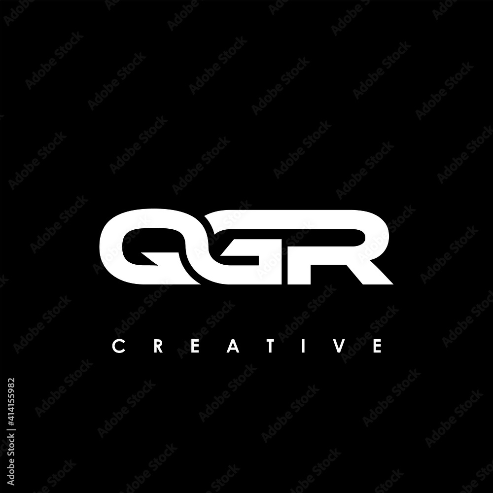Fototapeta premium QGR Letter Initial Logo Design Template Vector Illustration