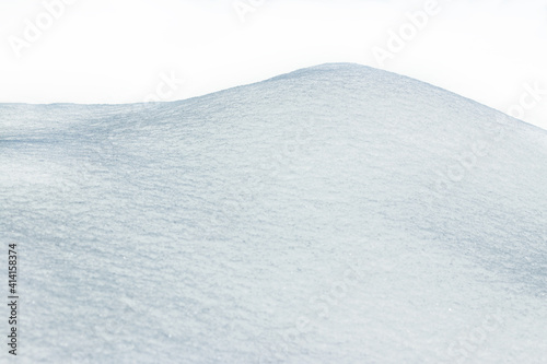 winter snow hill cover isolate