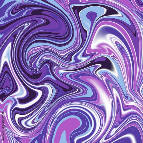 Abstract marble texture background. Violet blue deep colorful illustration.