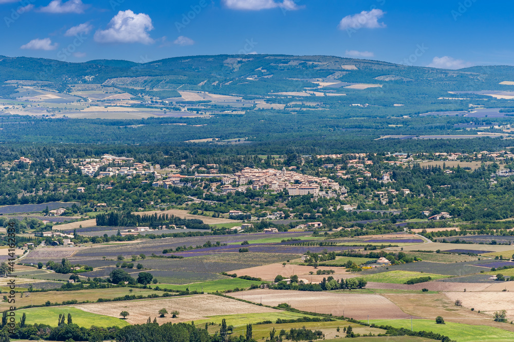 Landschaft um Sault in der Provence