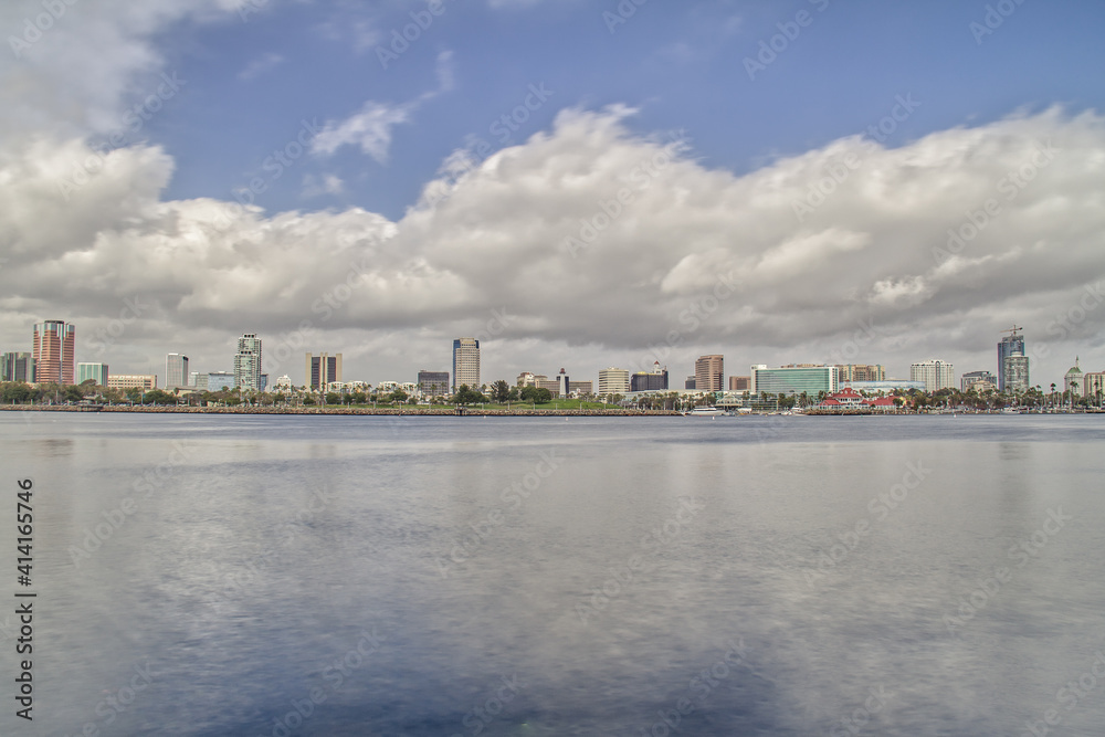 Long Beach Skyline During the Day