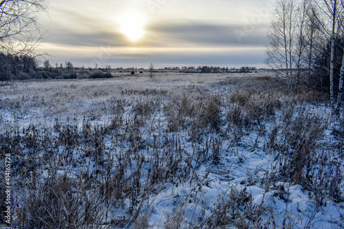 Wallpaper Mural Nature of Russia in a frosty winter Torontodigital.ca