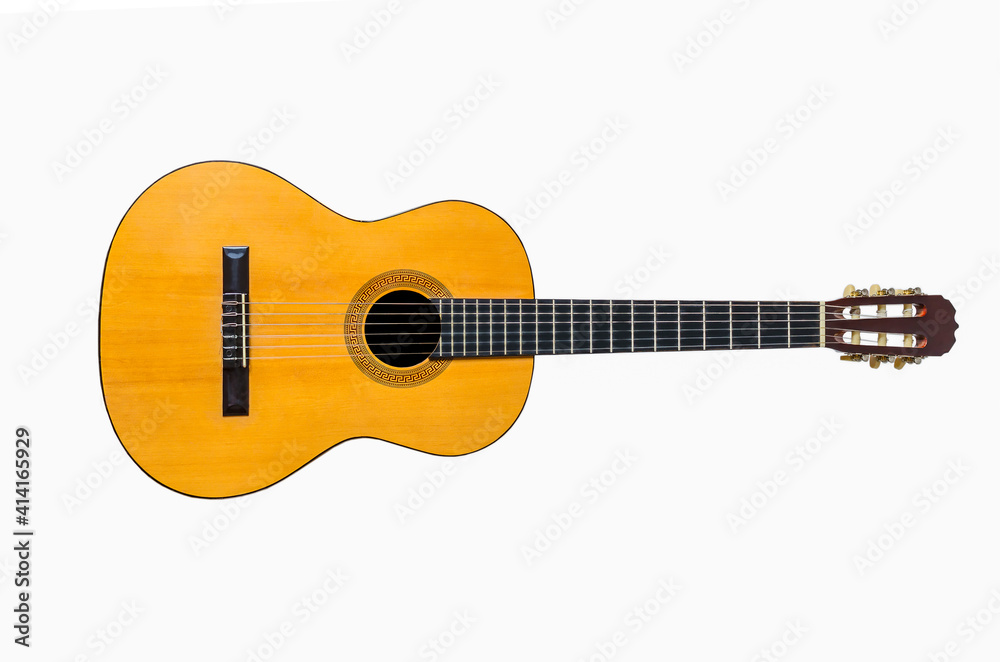 acoustic guitar isolated on white acoustic guitar isolated on white