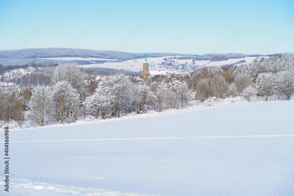 Winter im Erzgebirge