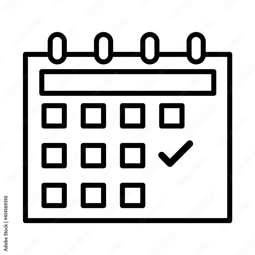 Timeframe Vector Icon. Calendar icon Timeframe Vector Icon. Calendar icon