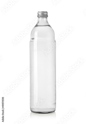 glass bottle isolated on white