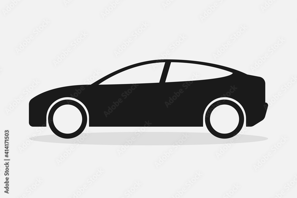 Car. Car icon, isolated. Black Car vector icon. Automobile. Vector illustration Car. Car icon, isolated. Black Car vector icon. Automobile. Vector illustration