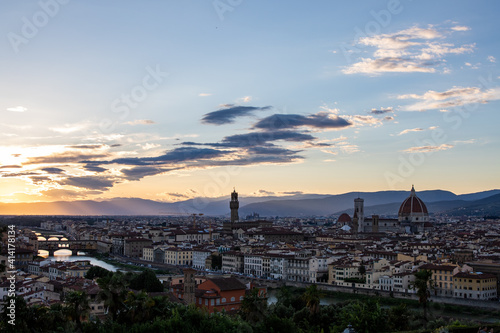 Sunset over Florence, Italy © Rachel
