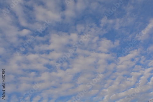 blue sky with clouds