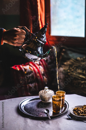 Moroccan mint tea