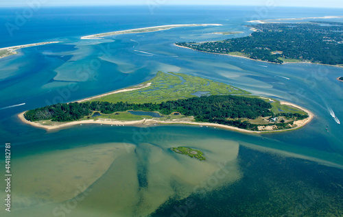 Pleasant Bay Aerial at Chatham, Cape Cod photo