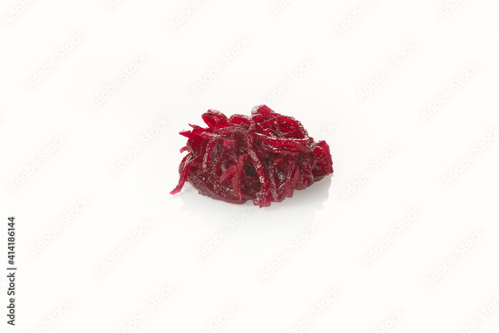 Boiled beet on white background Boiled beet on white background