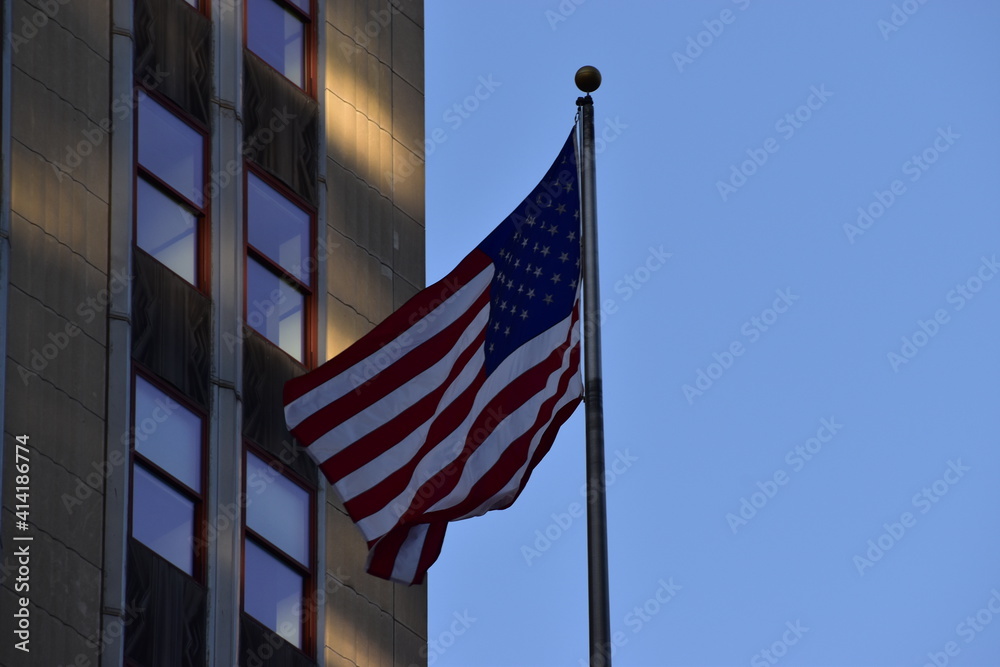 New York city street flag