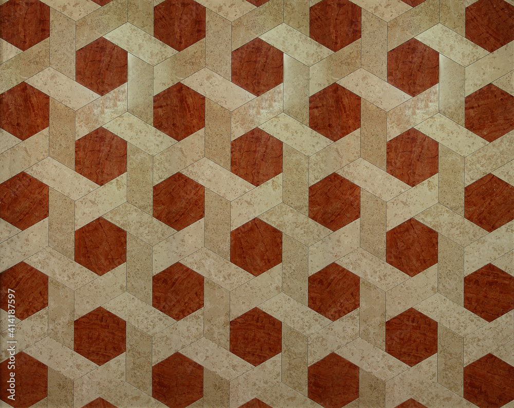 Classical marble background pattern. Luxurious royal palace floor interior