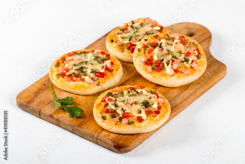 bruschetta with tomato photo