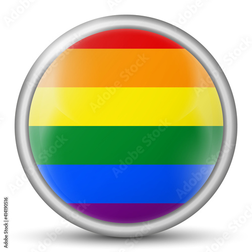 Glass light ball with flag of LGBT. Round sphere, template icon. Glossy realistic ball, 3D abstract vector illustration.Love wins. LGBT logo symbol sticker in rainbow colors. Gay pride collection. Free Download Glass light ball with flag of LGBT. Round sphere, template icon. Glossy realistic ball, 3D abstract vector illustration.Love wins. LGBT logo symbol sticker in rainbow colors. Gay pride collection. - GFXLoad