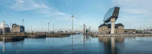 Skyline of the Port of Antwerp