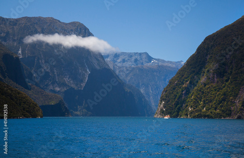 Milford Sound fjord, Fiordland National Park, South Island, New Zealand.