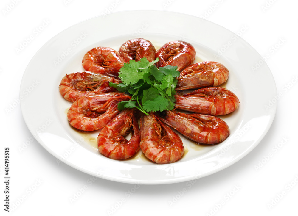 You Bao Xia, Shanghai style shrimp stir-fry You Bao Xia, Shanghai style shrimp stir-fry