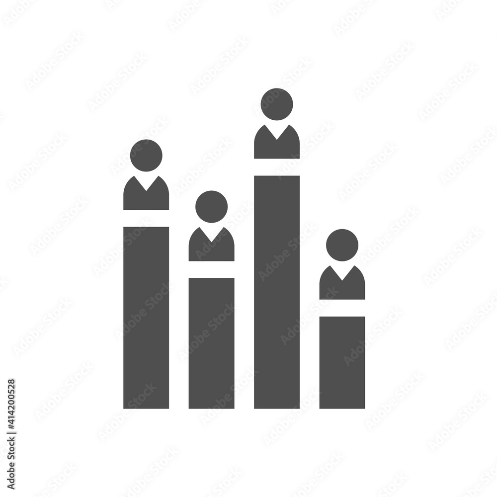 Polling icon vector logo template design element Polling icon vector logo template design element