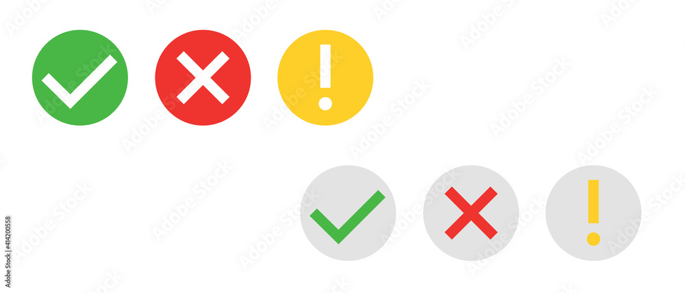 Set of Сheck mark icon. Vector Set of Сheck mark icon. Vector