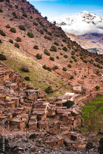 Village in Atlas Mountains