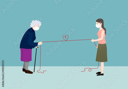 Maintaining social distance with our family is a sign of love